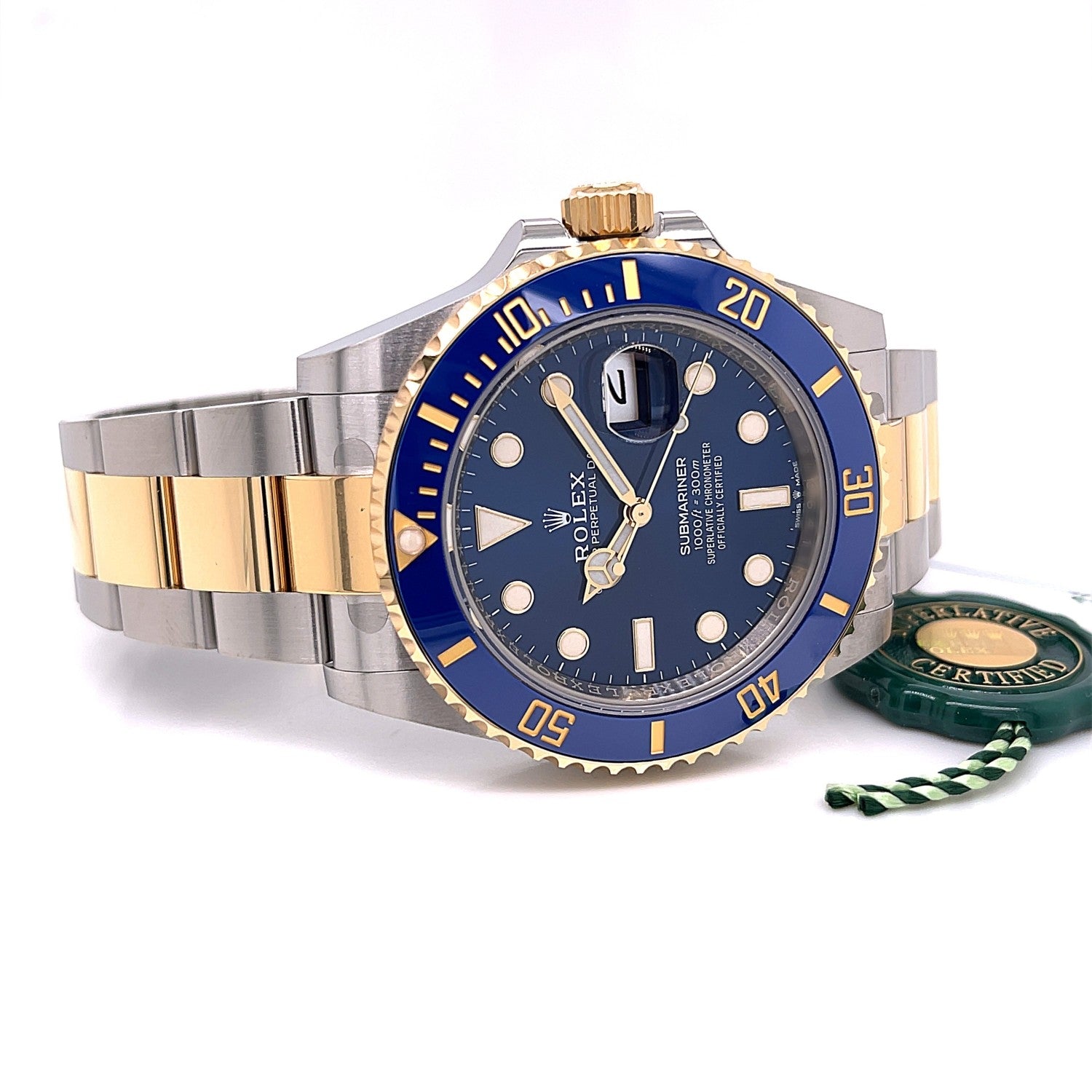 Rolex Submariner 41mm Yellow Gold and Stainless Blue Dial 126613LB - Beverly Hills Watch Company