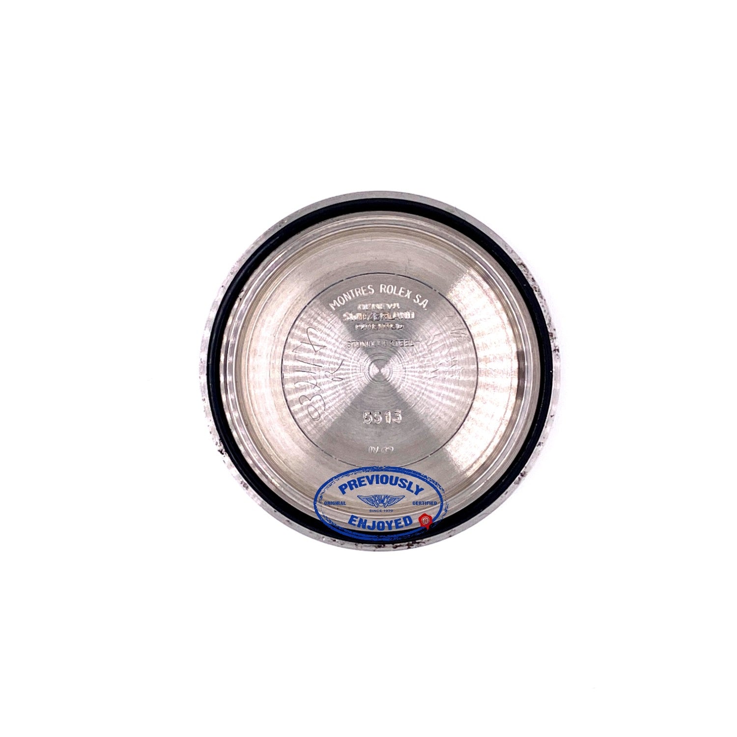 Rolex Submariner Vintage 40MM Stainless Steel Black Dial Bracelet 5513 N54QXV - Beverly Hills Watch Company Watch Store