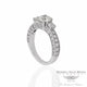 Designs by Naira 18k White Gold Diamond Engagement Ring 2R3TTW-ML 2R3TTW - Beverly Hills Jewelry Company