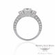 Designs by Naira 18k White Gold Diamond Engagement Ring 2R3TTW-ML 2R3TTW - Beverly Hills Jewelry Company