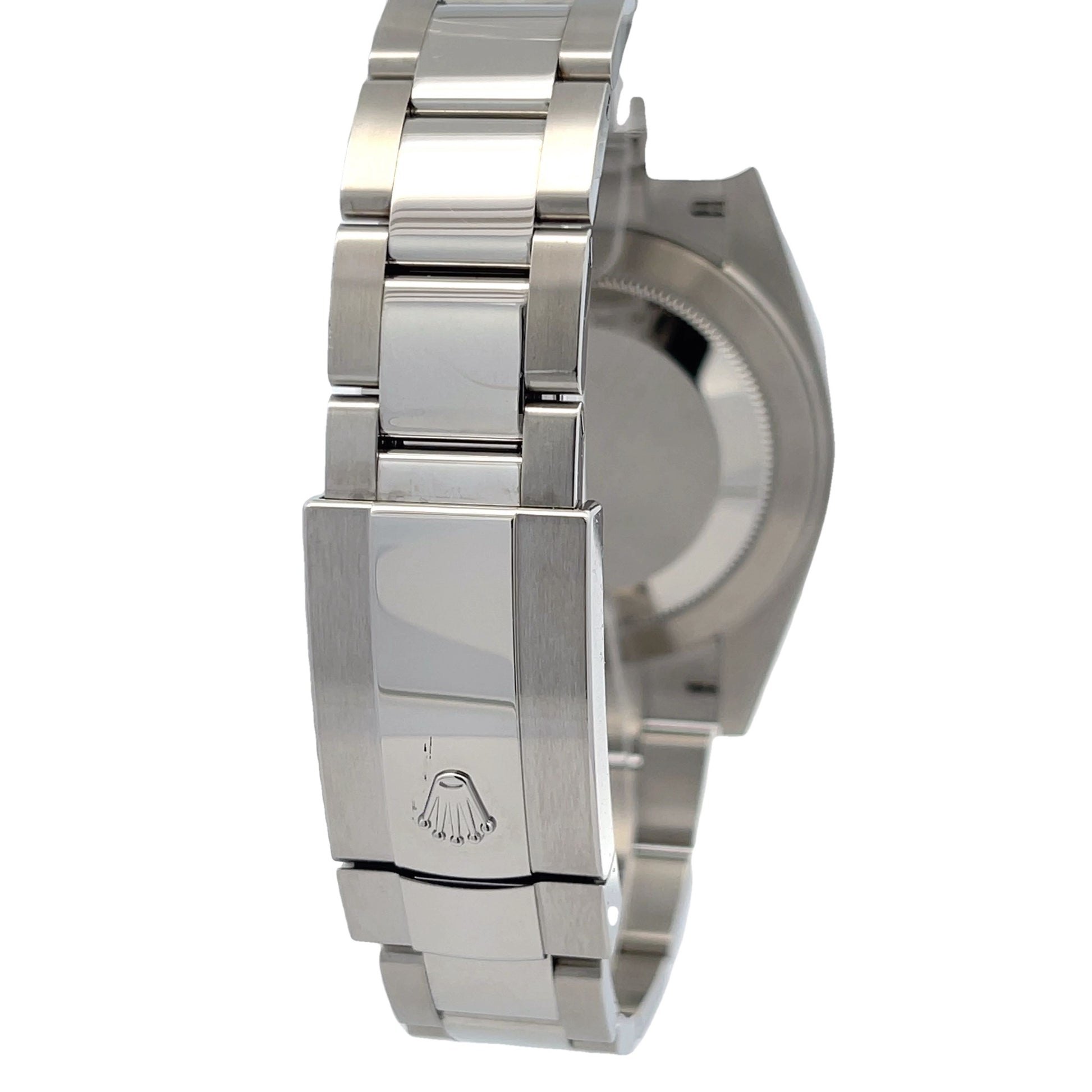 Rolex Datejust 41mm Stainless Steel White gold Fluted Bezel 126334 - Beverly Hills Watch Company