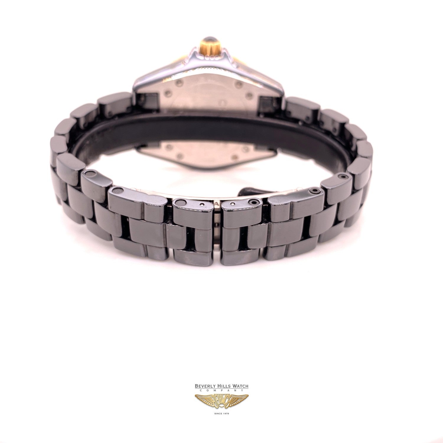 Chanel J12 33mm Rose Gold and Black Ceramic Diamond Dial H2543 2VM943 - Beverly Hills Watch Company