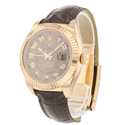 Rolex Sky-Dweller Everose 42mm Chocolate 326135