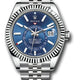 Rolex Sky-Dweller 42mm Stainless Steel Blue Dial Jubilee 326934 - Beverly Hills Watch Company