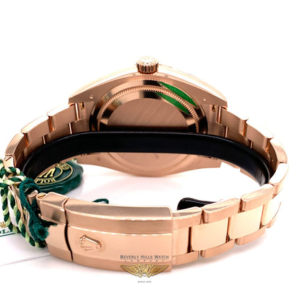 Rolex Sky Dweller Dark Rhodium Dial Everose Gold 326935 0LQX87 - Beverly Hills Watch Company