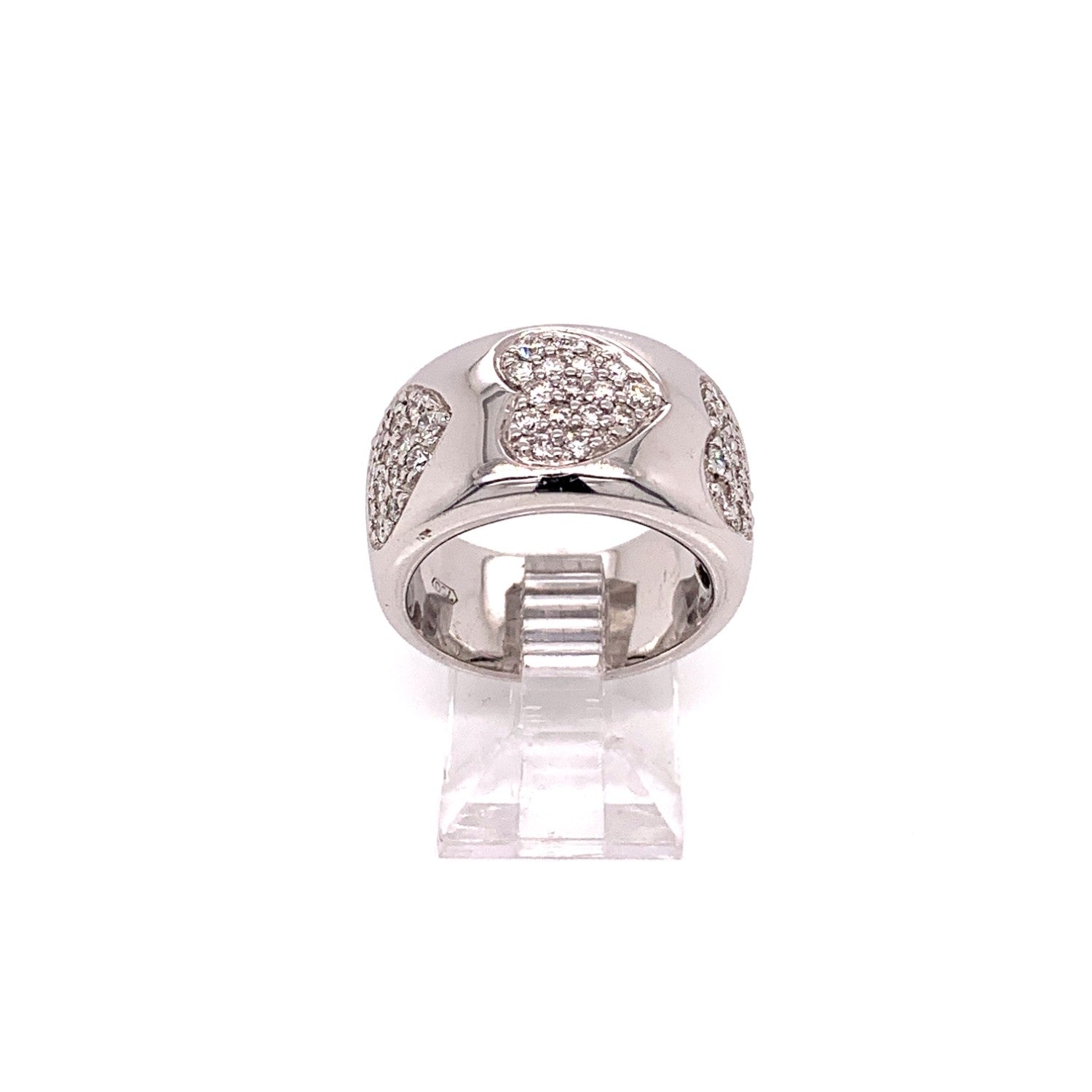 Naira & C Bamibina Diamond Heart White Gold Ring 3289