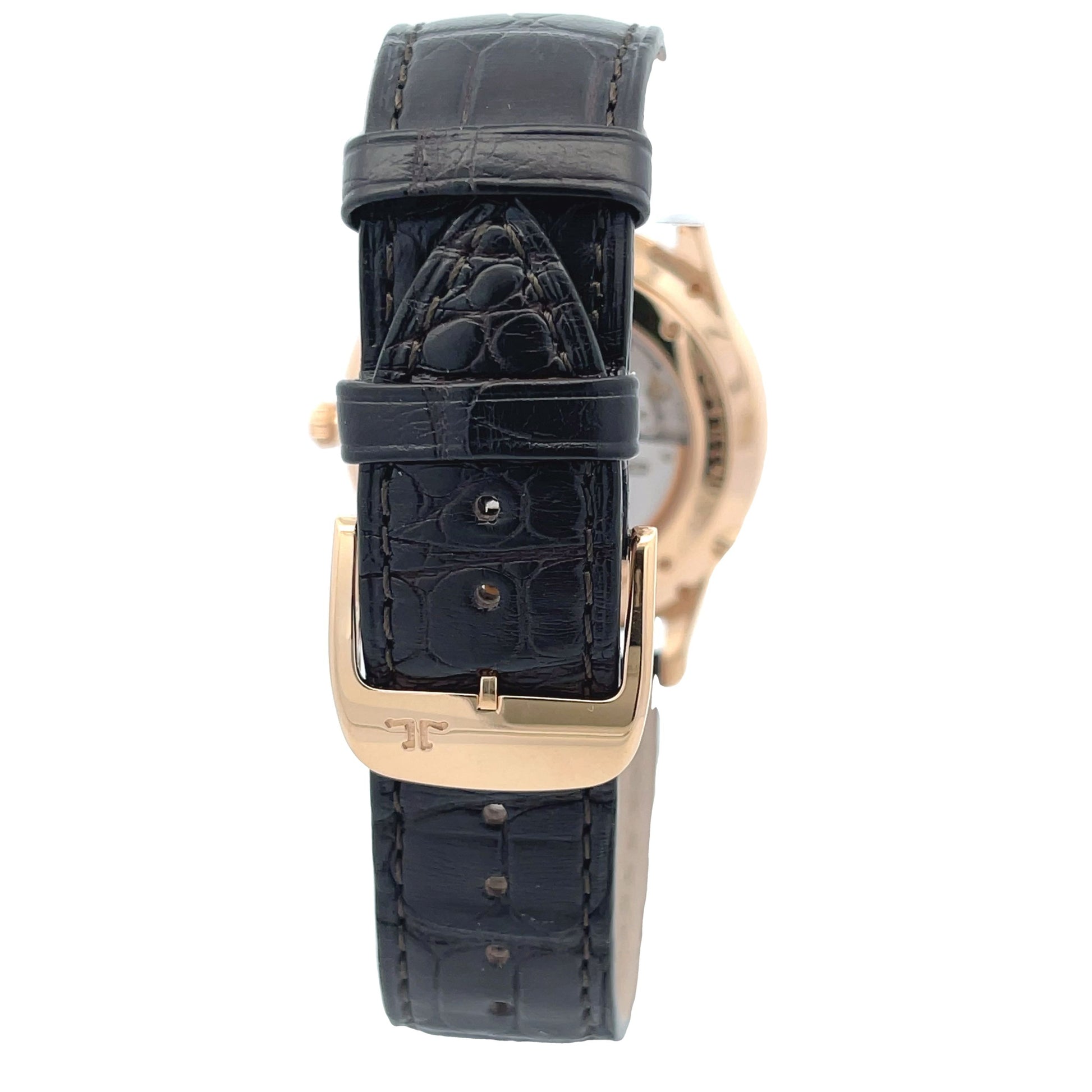 Jaeger LeCoultre Master Ultra Thin Perpetual Rose Gold Beige Dial Q1302520 - Beverly Hills Watch Company