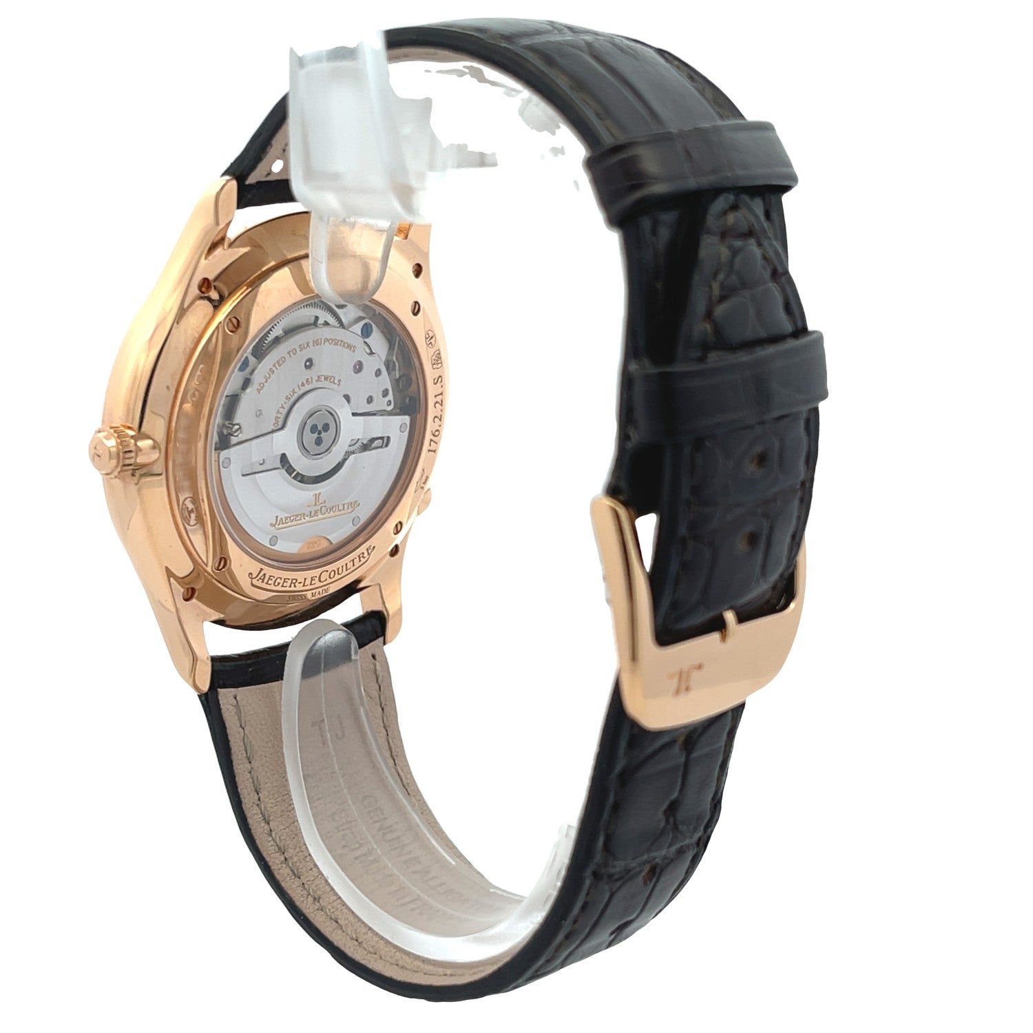 Jaeger LeCoultre Master Ultra Thin Perpetual Rose Gold Beige Dial Q1302520 - Beverly Hills Watch Company