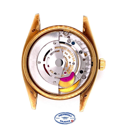 Rolex Date 34mm Yellow Gold Vintage Automatic 1500 37Z40V - Beverly Hills Watch Company