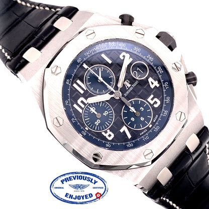 Audemars Piguet Royal Oak Offshore 42mm Chronograph Midnight Blue Dial 26470ST.OO.A028CR.01 381HP1