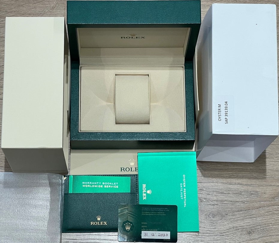 Rolex Datejust 31mm Domed Diamond Bezel Yellow gold and Stainless Silver Roman Diamond Dial 278343RBR 39M5K8 - Beverly Hills Watch Company