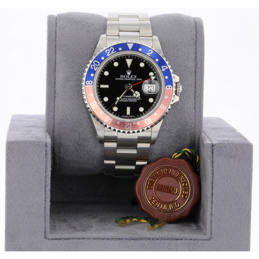 Rolex GMT Master II "Pepsi" Stainless Steel 16710