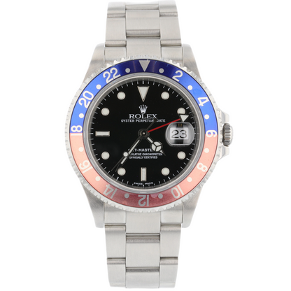 Rolex GMT Master II "Pepsi" Stainless Steel 16710