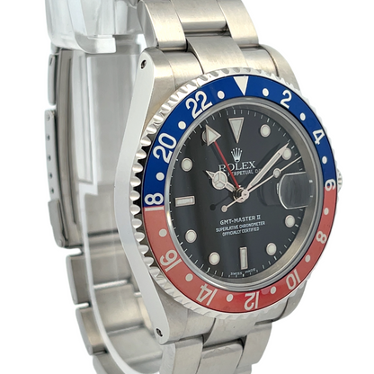 Rolex GMT Master II "Pepsi" Stainless Steel 16710