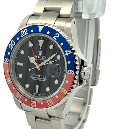 Rolex GMT Master II "Pepsi" Stainless Steel 16710