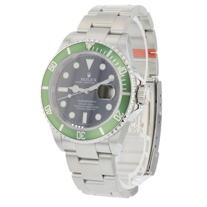Rolex Submariner 50th Anniversary Green Bezel "Kermit" Black Dial 16610LV