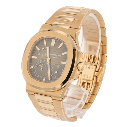 Patek Philippe Nautilus Rose Gold Power Reserve Moon Phases 5712/1r-001