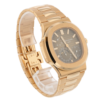 Patek Philippe Nautilus Rose Gold Power Reserve Moon Phases 5712/1r-001