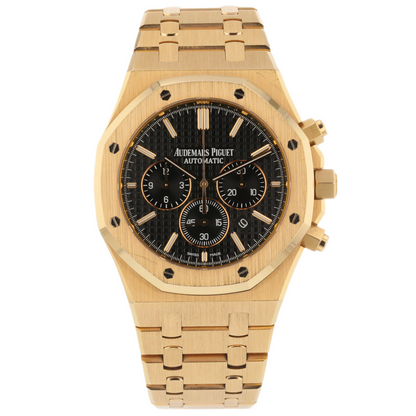 Audemars Piguet Royal Oak Chronograph 41mm Rose Gold Black Dial 26320OR.OO.1220OR.01