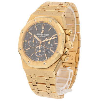 Audemars Piguet Royal Oak Chronograph 41mm Rose Gold Black Dial 26320OR.OO.1220OR.01
