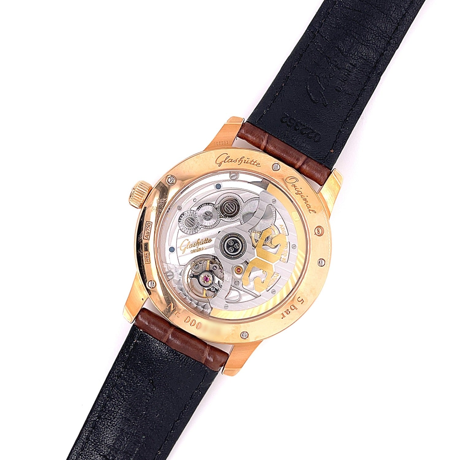 Glashutte Original Senator Excellence Perpetual Red Gold 1-36-02-02-05-50 - Beverly Hills Watch Company
