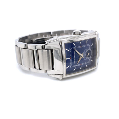 Girard Perregaux Vintage 1945 Stainless Steel Blue Dial 2594 - Beverly Hills Watch Company
