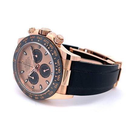 Rolex Cosmograph Daytona Everose Ceramic Bezel Rose Dial 116515LN - Beverly Hills Watch Company