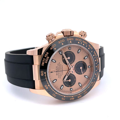 Rolex Cosmograph Daytona Everose Ceramic Bezel Rose Dial 116515LN - Beverly Hills Watch Company