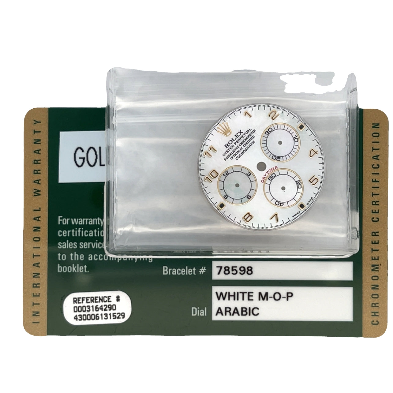 Rolex Daytona Yellow Gold Mother of Pearl Dial 116528 - Beverly Hills Watch Company