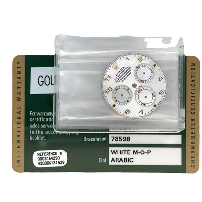 Rolex Daytona Yellow Gold Mother of Pearl Dial 116528 - Beverly Hills Watch Company