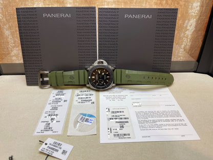 Panerai Luminor Submersible 1950 47mm Titanium PAM00389 - Beverly Hills Watch Company