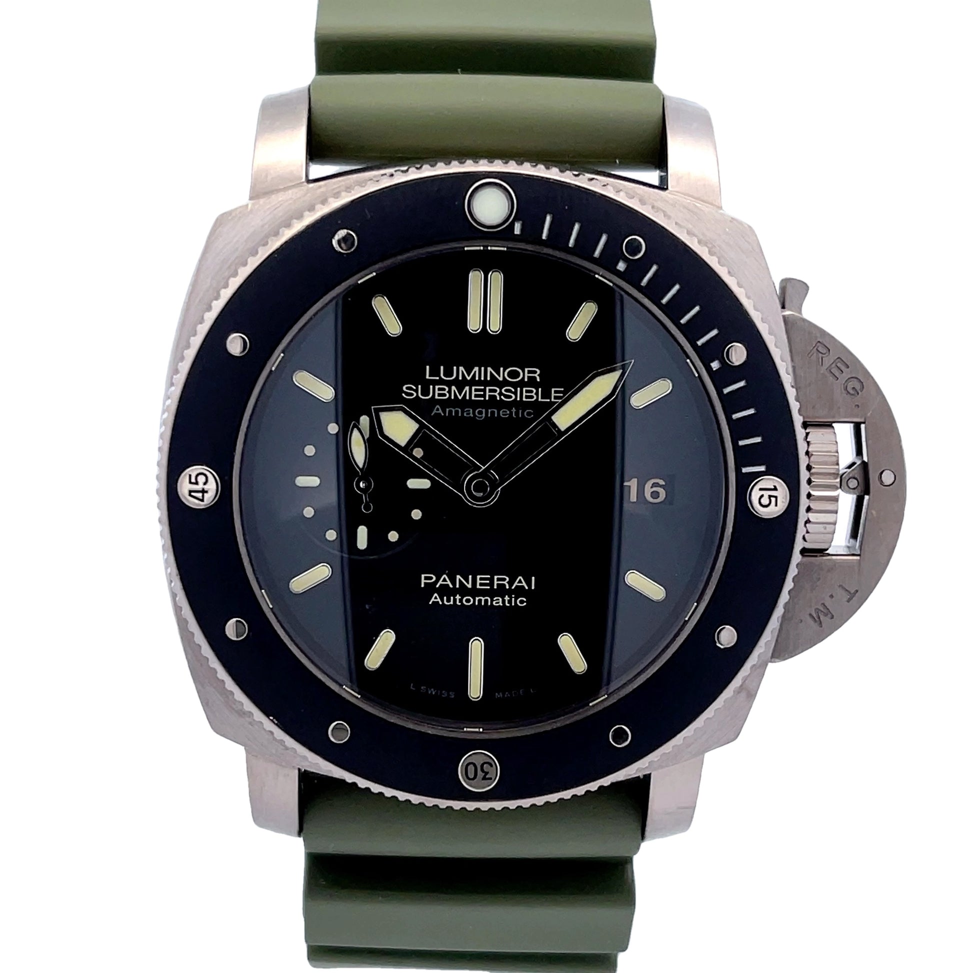 Panerai Luminor Submersible 1950 47mm Titanium PAM00389 - Beverly Hills Watch Company