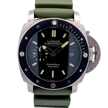 Panerai Luminor Submersible 1950 47mm Titanium PAM00389 - Beverly Hills Watch Company