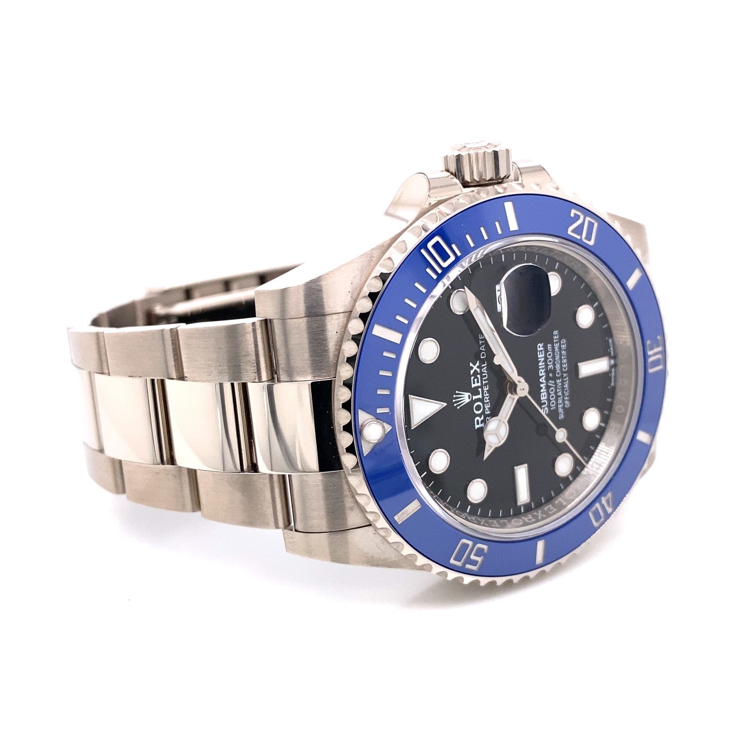 Rolex Submariner Date 41mm White Gold Blue Ceramic 126619LB 3L94J6 - Beverly Hills Watch Company