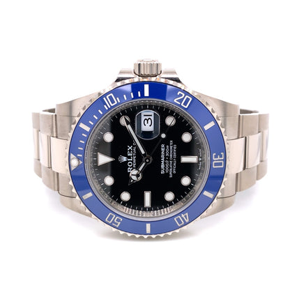 Rolex Submariner Date 41mm White Gold Blue Ceramic 126619LB 3L94J6 - Beverly Hills Watch Company