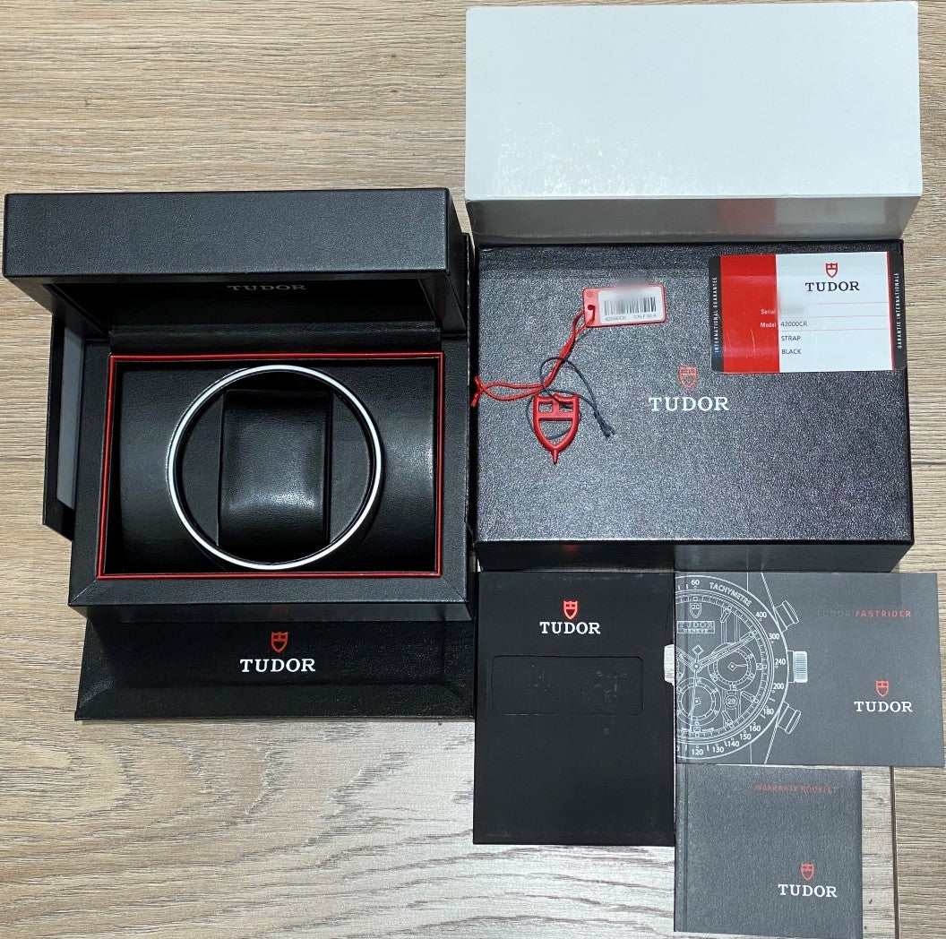Tudor Fastrider Black Shield 42mm Chronograph Ceramic Case 42000CR-0002 3MZW28 - Beverly Hills Watch Company