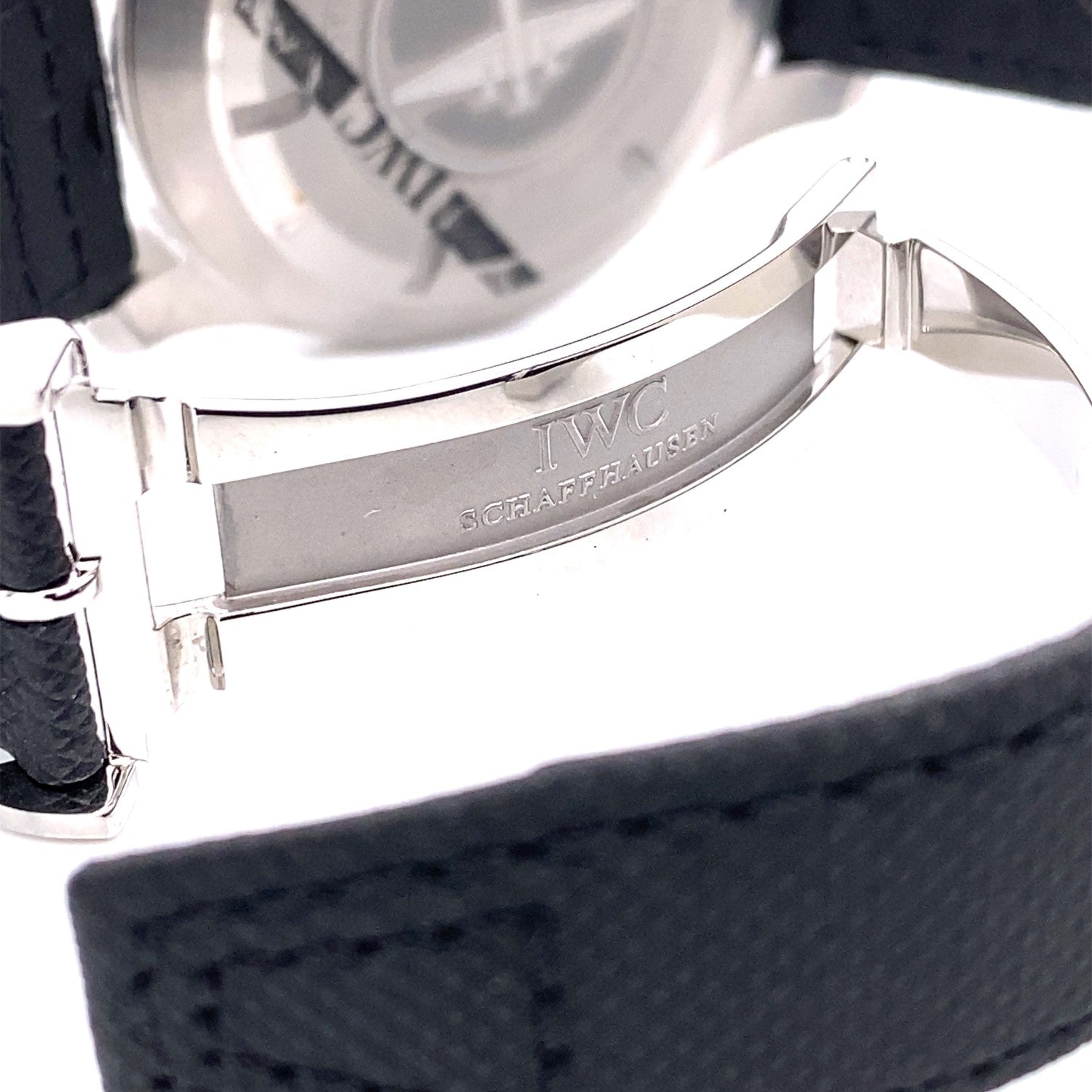 IWC Pilot Chrono Day-Date 43mm Automatic Stainless Steel Black Dial IW377709 3Q6T30 - Beverly Hills Watch Company