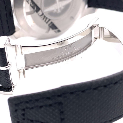 IWC Pilot Chrono Day-Date 43mm Automatic Stainless Steel Black Dial IW377709 3Q6T30 - Beverly Hills Watch Company