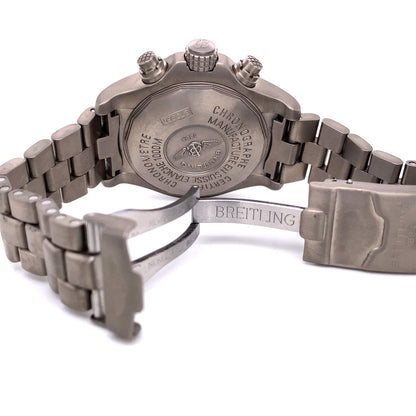 Breitling Avenger M1 44mm Titanium Grey Dial Quartz Chronograph E7336009/M507 3QXZWV - Beverly Hills Watch Company