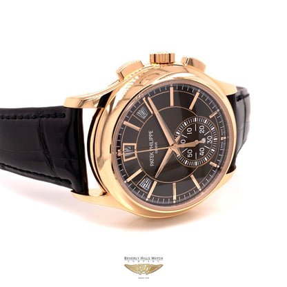 Patek Philippe Annual Chronograph Rose Gold Brown Dial 42mm 5905r-001 3UPMR9 - Beverly Hills Watch