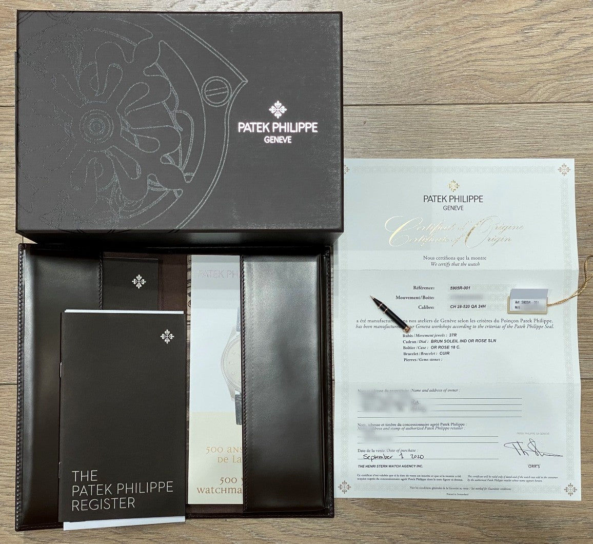 Patek Philippe Annual Chronograph Rose Gold Brown Dial 42mm 5905r-001 3UPMR9 - Beverly Hills Watch