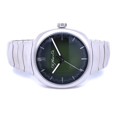 H.Moser & Cie. Streamliner Centre Seconds Matrix Green Fumé 6200-1200 - Beverly Hills Watch Company