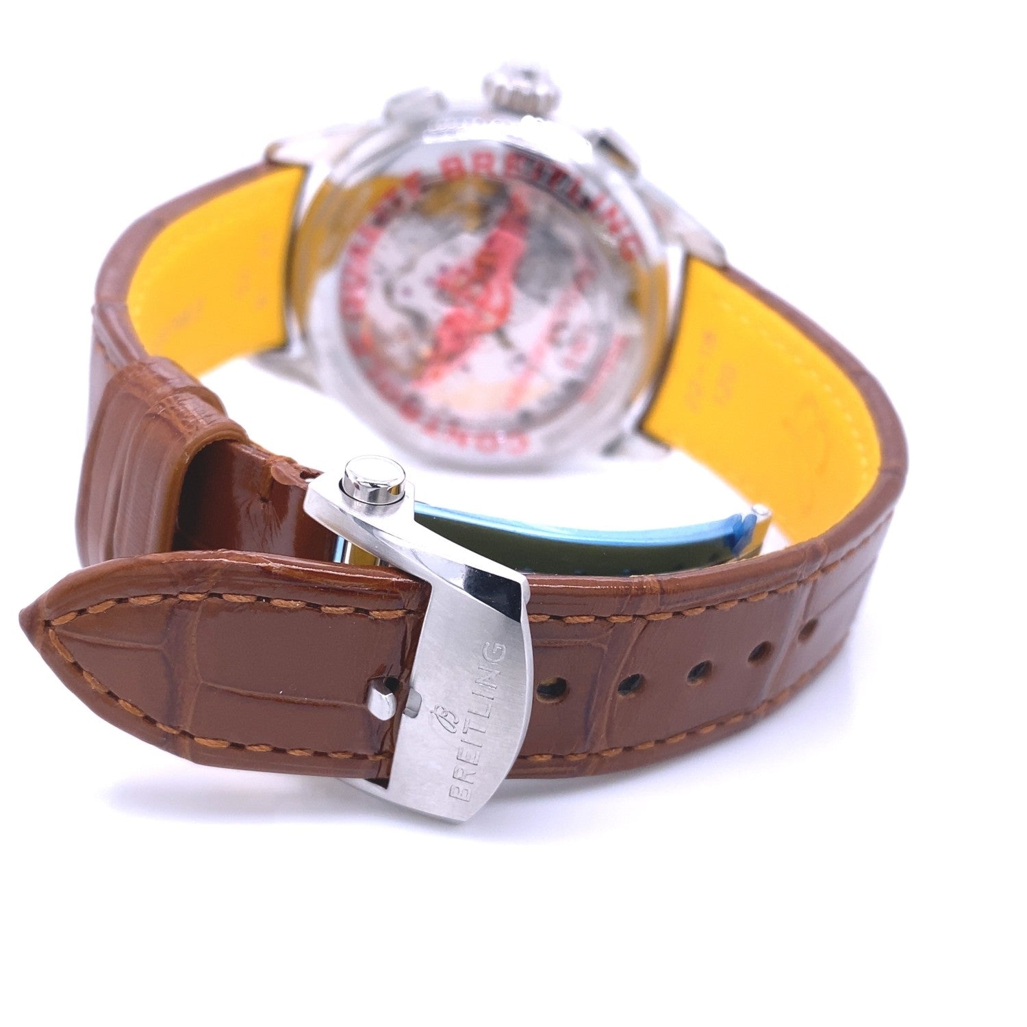 Breitling Premier B15 Duograph 42 Stainless Steel  Blue Dial AB1510171C1P1 - Beverly Hills Watch Company