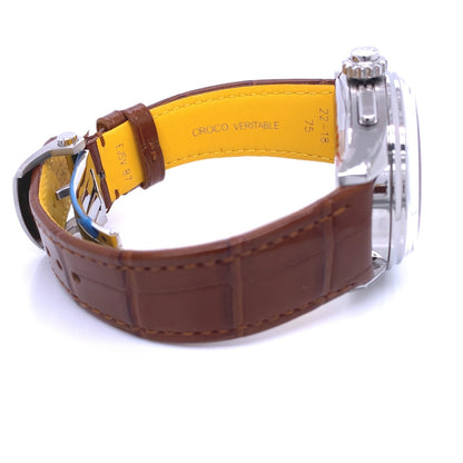 Breitling Premier B15 Duograph 42 Stainless Steel  Blue Dial AB1510171C1P1 - Beverly Hills Watch Company