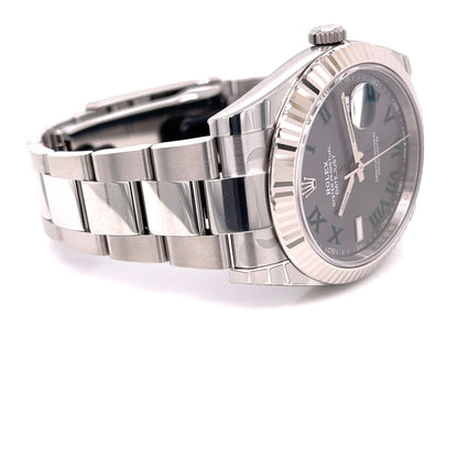 Rolex Datejust 41mm Wimbledon Oyster Bracelet 126334 41HDQU - Beverly Hills Watch Company