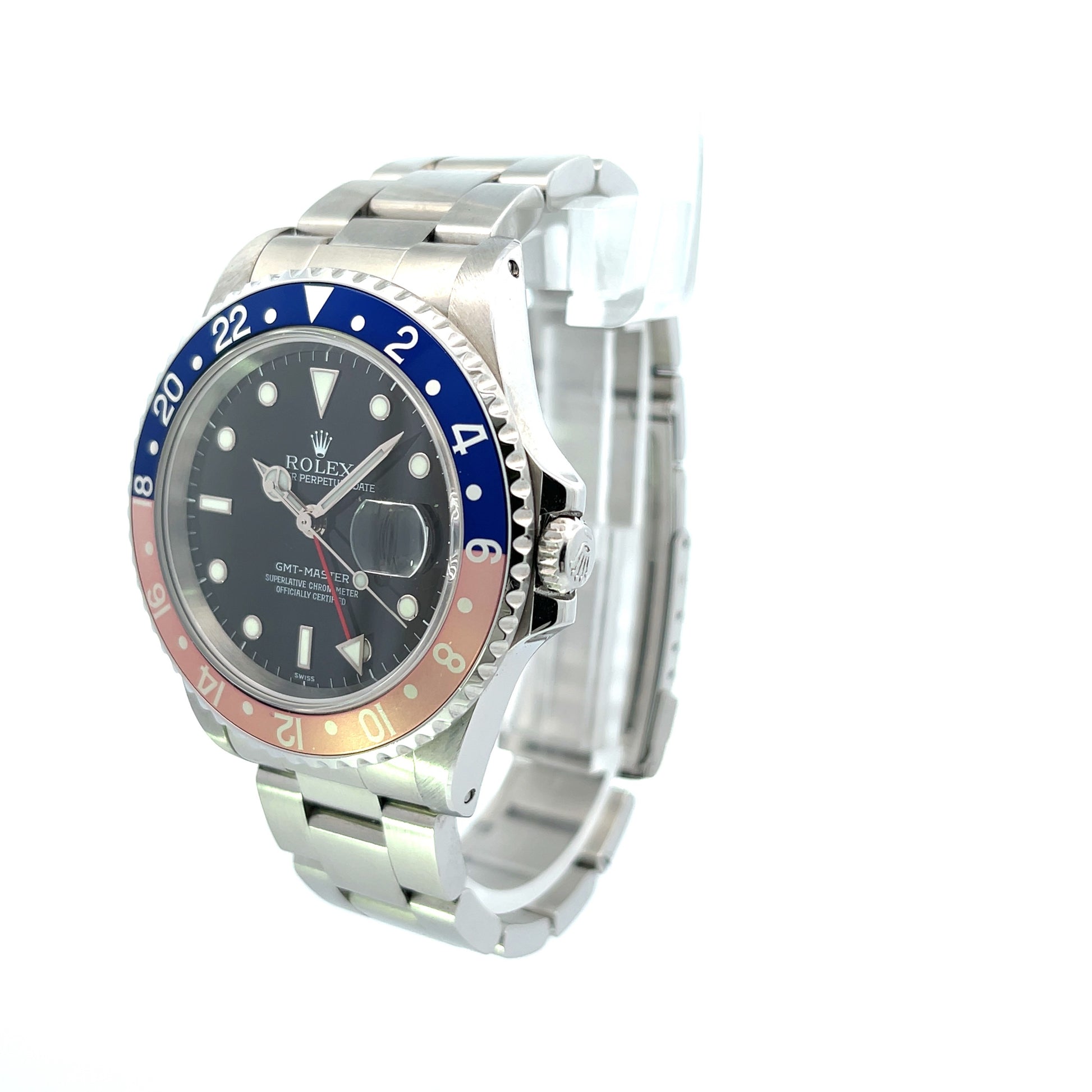 Rolex GMT Master II "Pepsi" 16710  - Beverly Hills Watch Company 