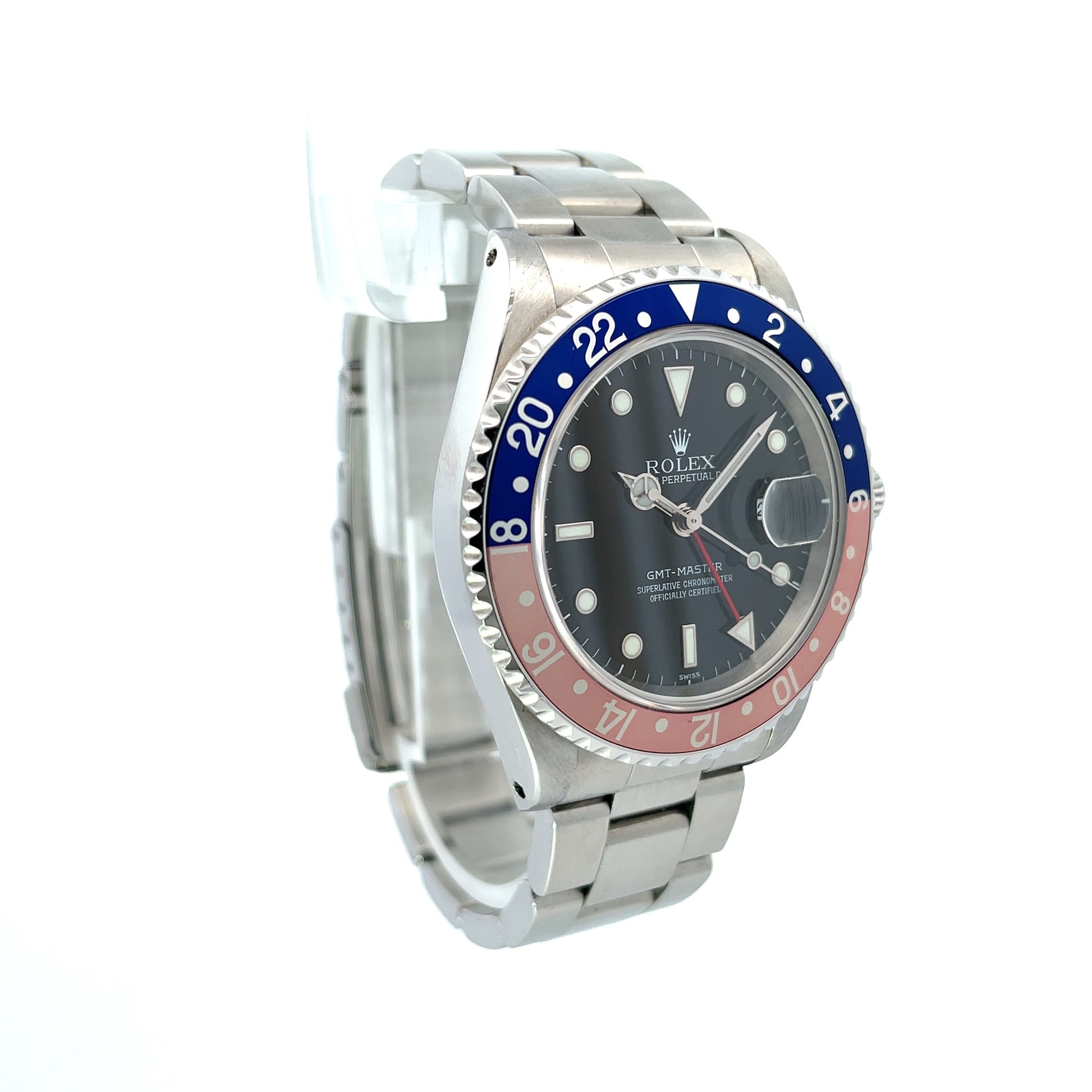 Rolex GMT Master II "Pepsi" 16710  - Beverly Hills Watch Company 