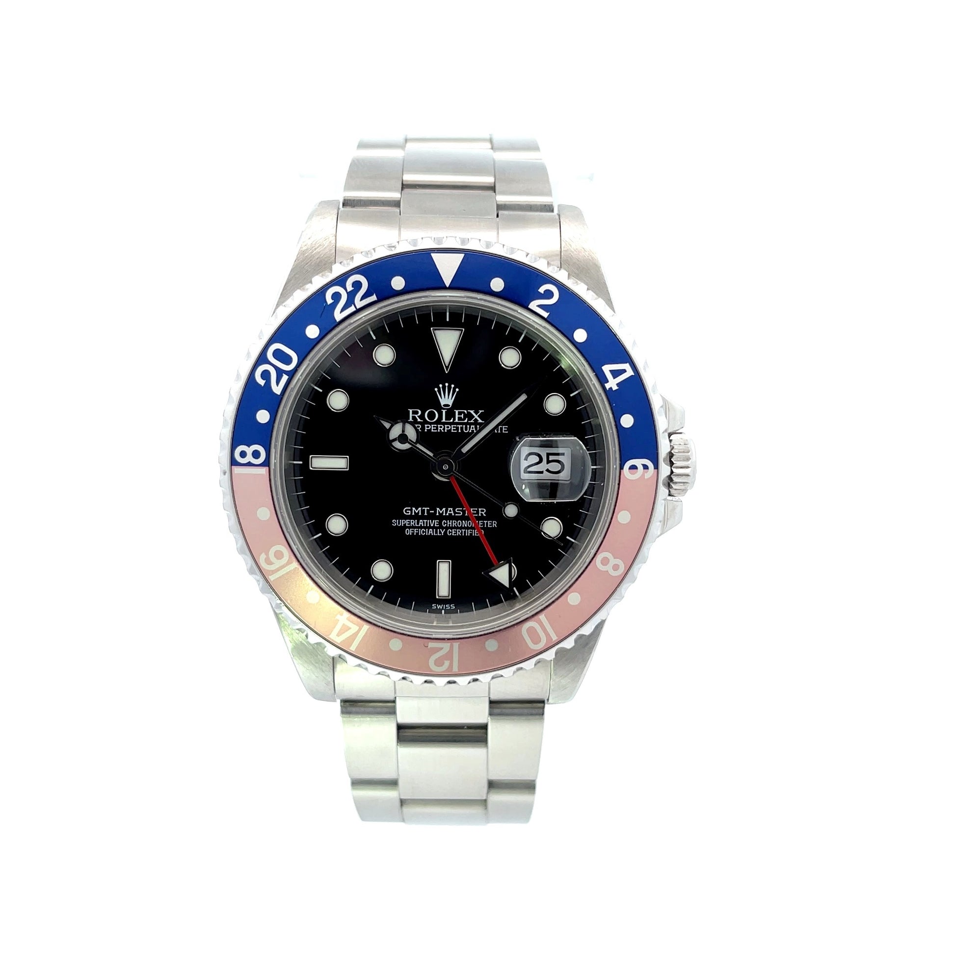 Rolex GMT Master II "Pepsi" 16710  - Beverly Hills Watch Company 