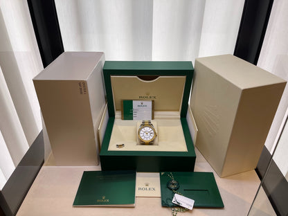 Rolex Sky-Dweller Yellow Gold and Stainless Steel White Dial 326933 - Beverly Hills Watch Company