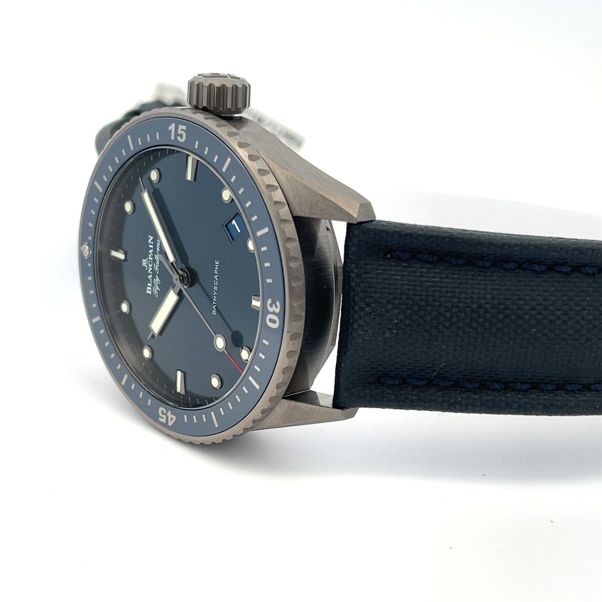 Blancpain Fifty Fathoms Bathyscaphe Ceramic 43mm Blue 5000-0240-052A - Beverly Hill Watch CompanyBlancpain Fifty Fathoms Bathyscaphe Ceramic 43mm Blue 5000-0240-052A - Beverly Hill Watch CompanyBlancpain Fifty Fathoms Bathyscaphe Ceramic 43mm Blue 5000-02